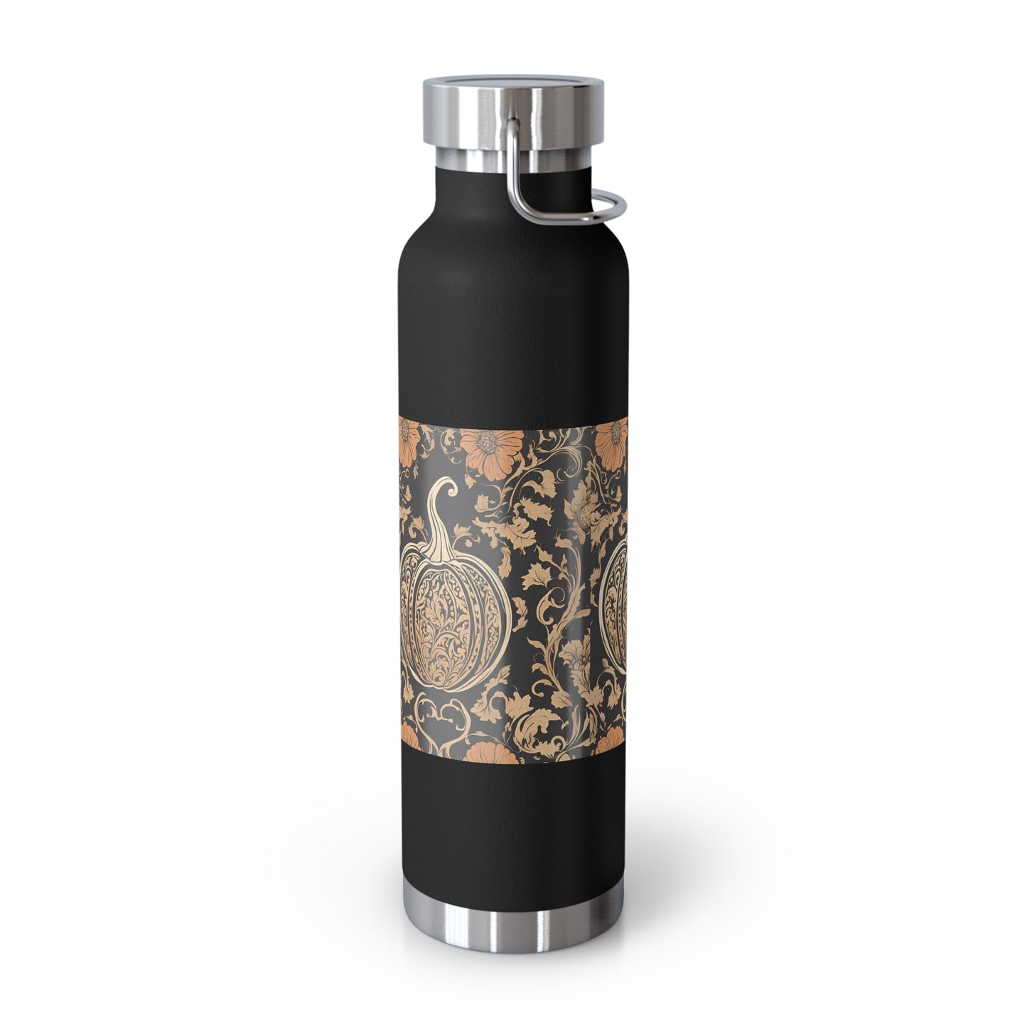 Floral Pumpkin Insulated Bottle, 22oz