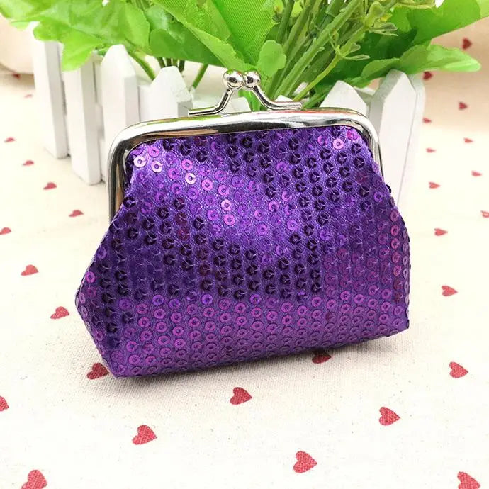 Coin Purses Lady Small Wallet For Women Dot Pattern Mini Hasp Coin Purses Money Change Pouch Cotton Fabric Carteira Feminina