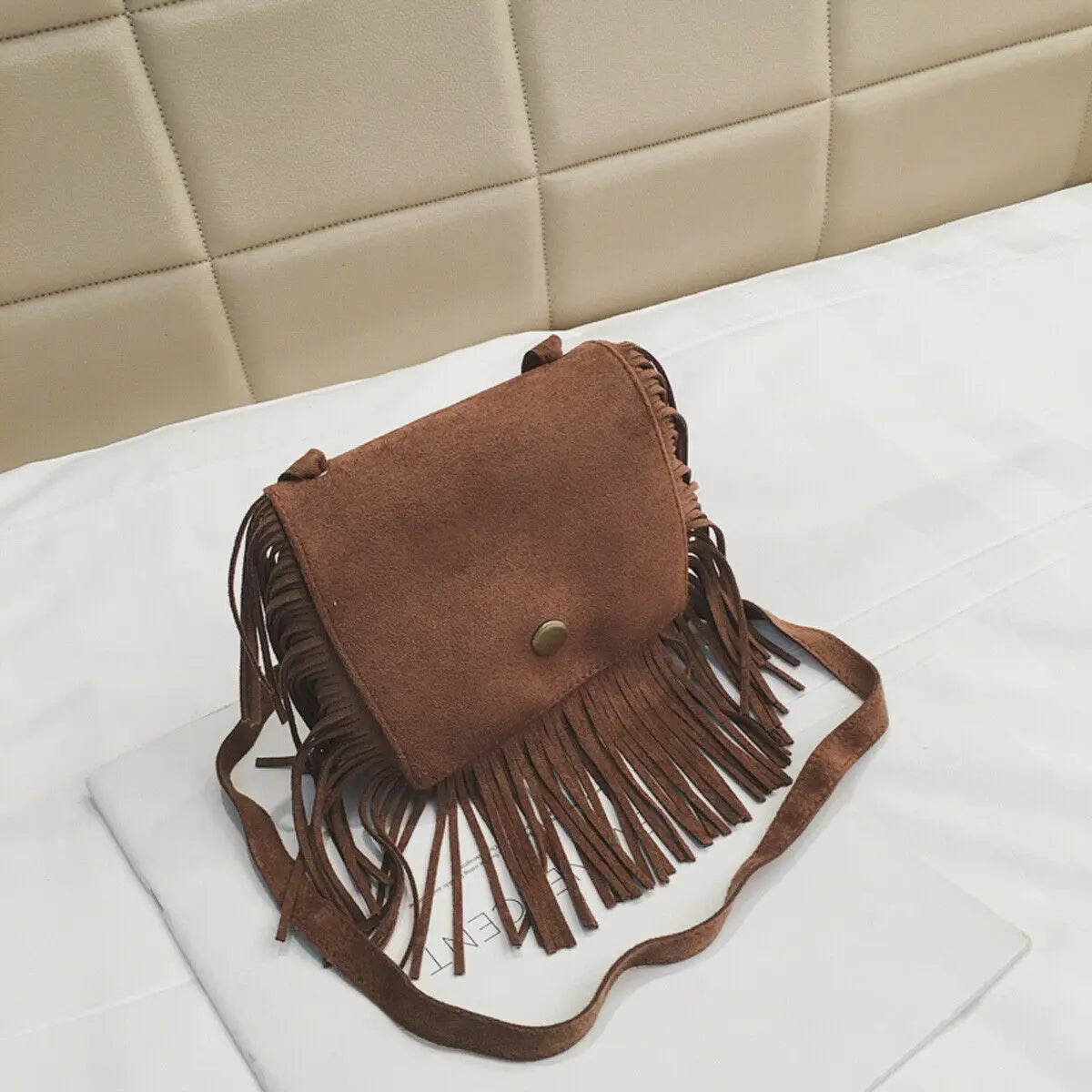 2020 Fashion Tassel Mini Messenger Bag Kids Girls Handbags Coin Purse Children Shoulder Bags