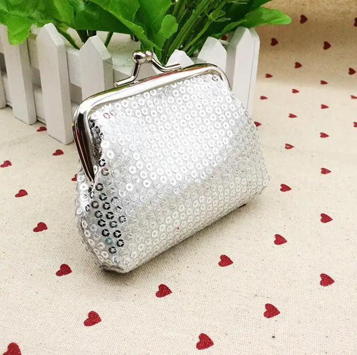 Coin Purses Lady Small Wallet For Women Dot Pattern Mini Hasp Coin Purses Money Change Pouch Cotton Fabric Carteira Feminina