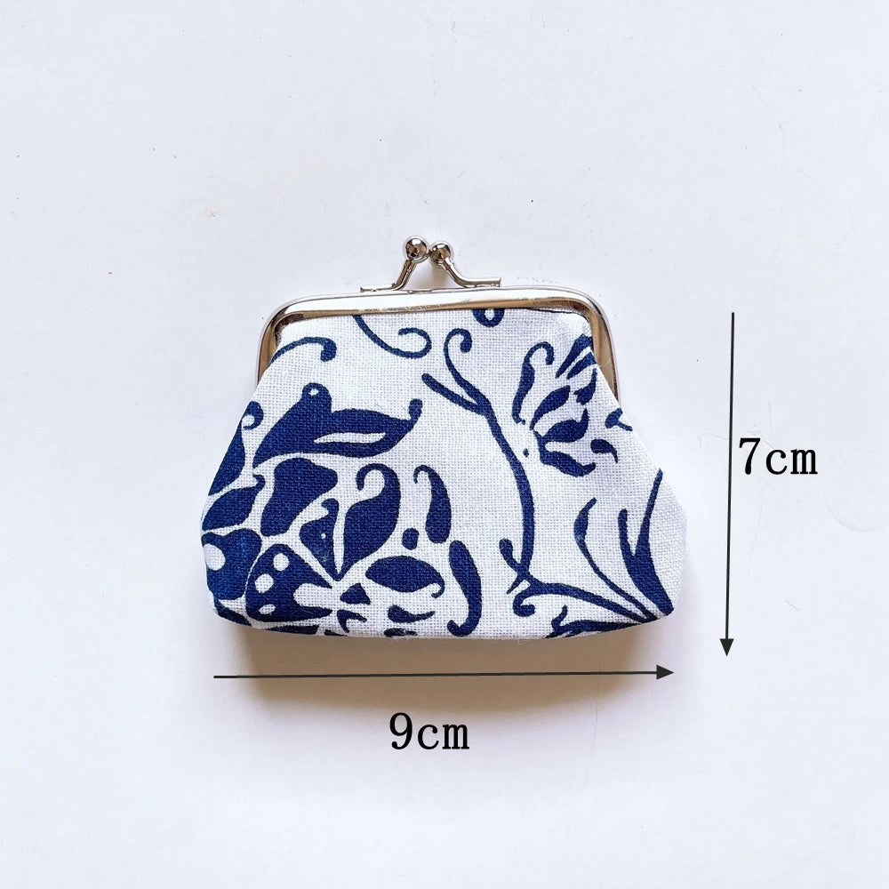 Long Coin Purse Wallet Women Vintage National Wallet Card Holders Hasp Printing Creative Clutch Bag Good Gift Women's Purses