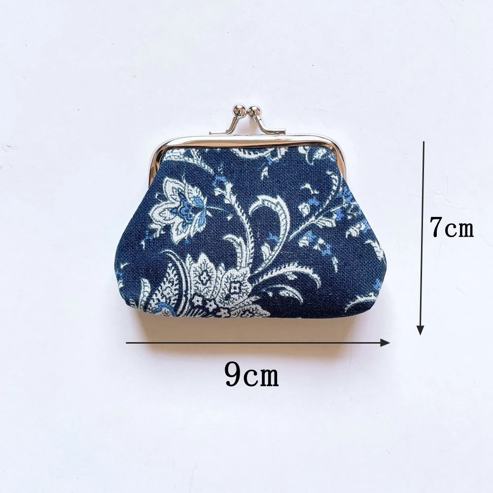 Long Coin Purse Wallet Women Vintage National Wallet Card Holders Hasp Printing Creative Clutch Bag Good Gift Women's Purses