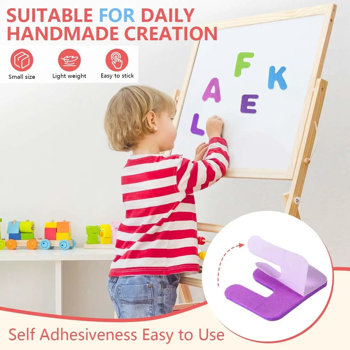 156-468pcs Foam Letter Stickers for Crafts Adhesive 6-18 sets A-Z Alphabets for Kids Alphabets Decorations Classroom Crafts Art