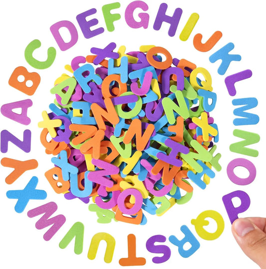 156-468pcs Foam Letter Stickers for Crafts Adhesive 6-18 sets A-Z Alphabets for Kids Alphabets Decorations Classroom Crafts Art