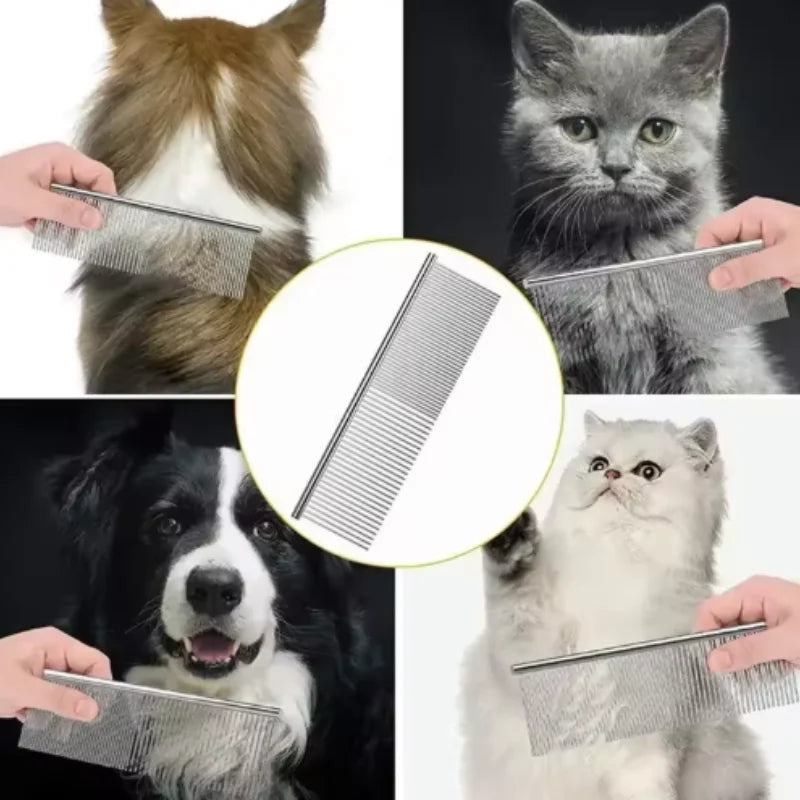 Stainless Steel Pet Grooming Combs for Cats And Dogs