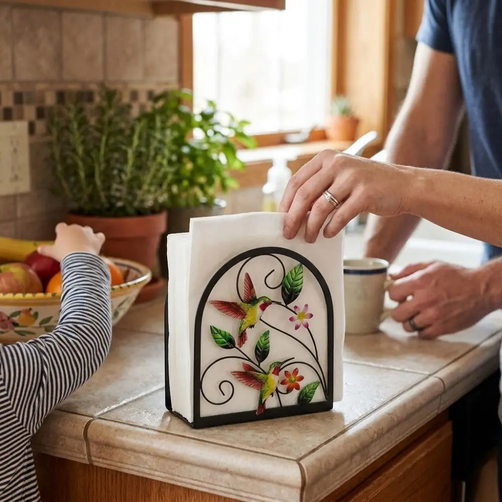 Creative Waterproof Acrylic Napkin Holder Rustproof Modern Paper Towel Shelf Sturdy Decorative Desktop Tissue Stand Hotel Use