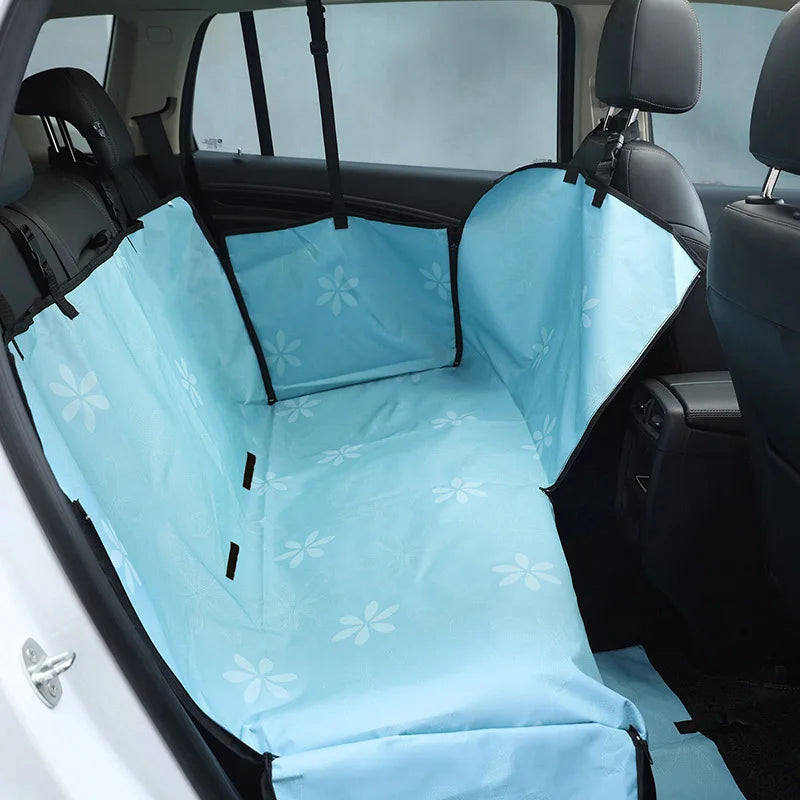 Dog Car Seat Cover Waterproof Pet Dog Carriers Travel Mat Hammock For Small Medium Large Dogs Car Rear Back Seat Safety Pad