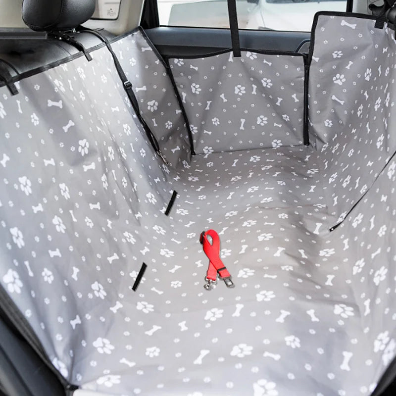 Dog Car Seat Cover Waterproof Pet Dog Carriers Travel Mat Hammock For Small Medium Large Dogs Car Rear Back Seat Safety Pad