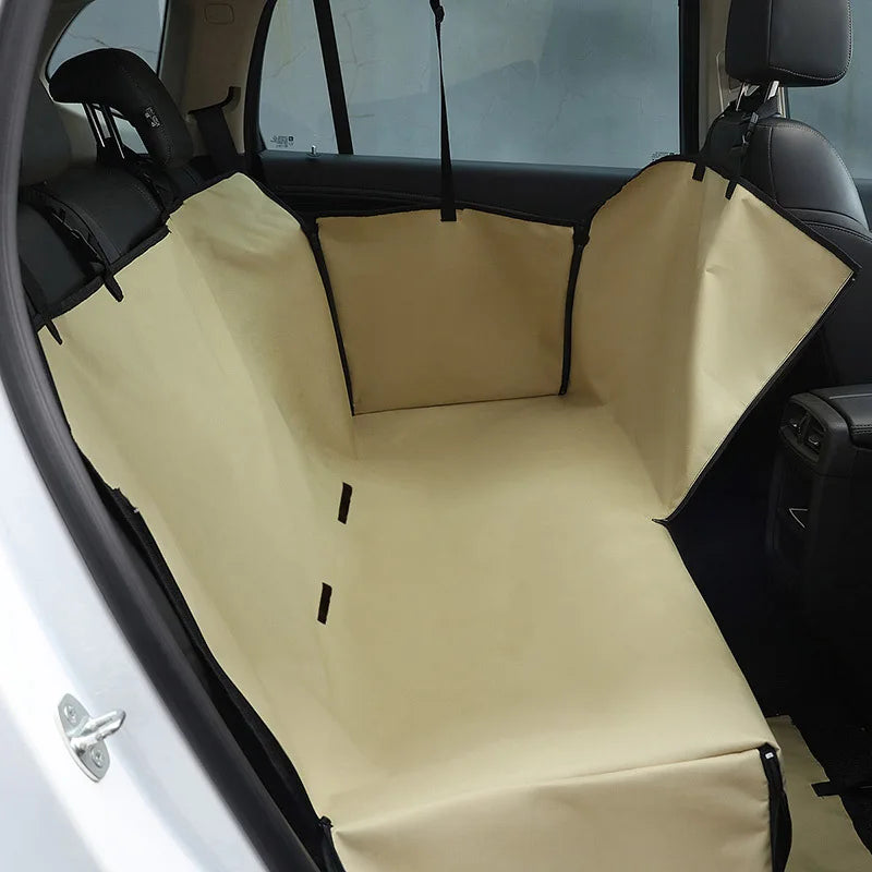 Dog Car Seat Cover Waterproof Pet Dog Carriers Travel Mat Hammock For Small Medium Large Dogs Car Rear Back Seat Safety Pad
