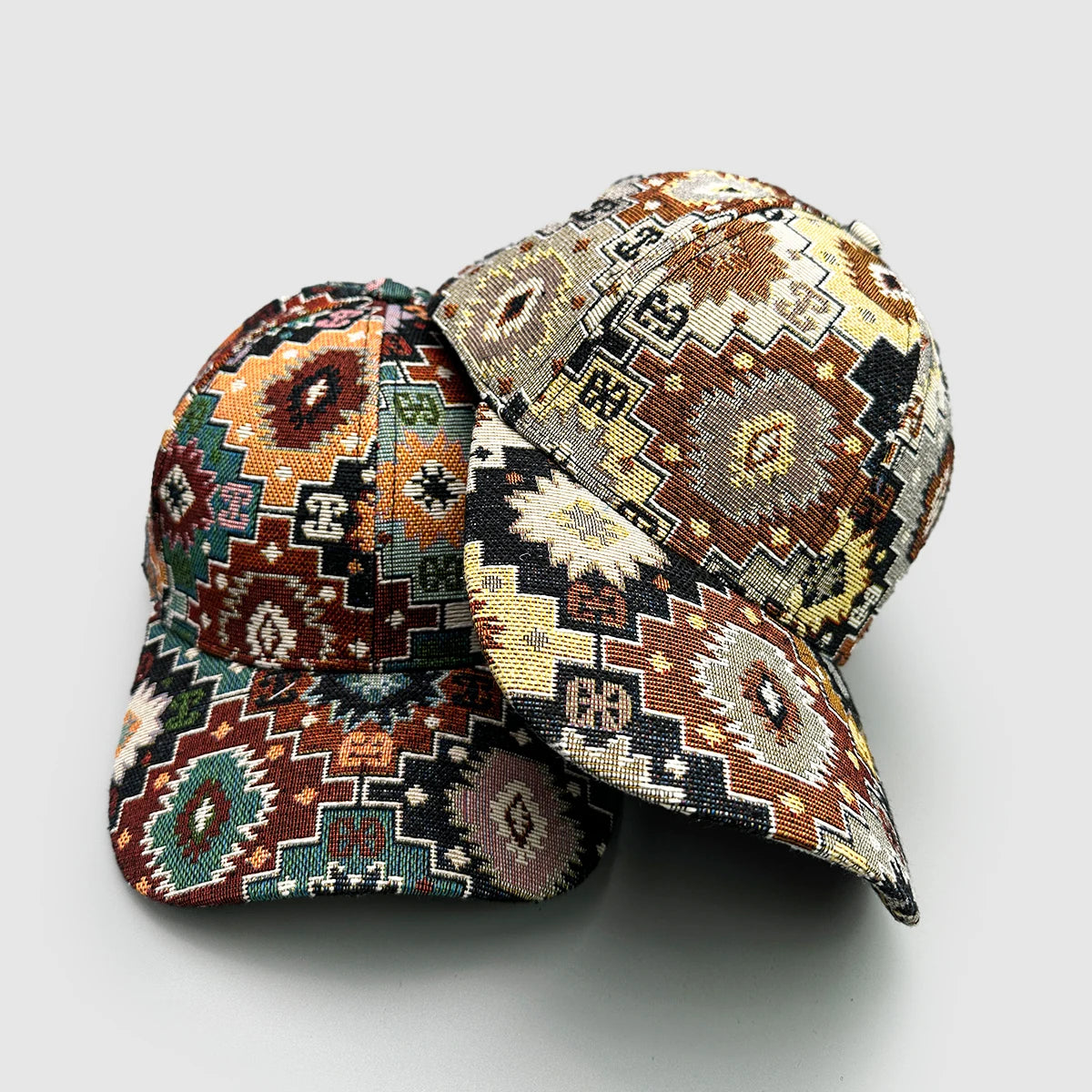 Geometric-pattern Baseball Cap – Serape-Inspired Everyday Hat
