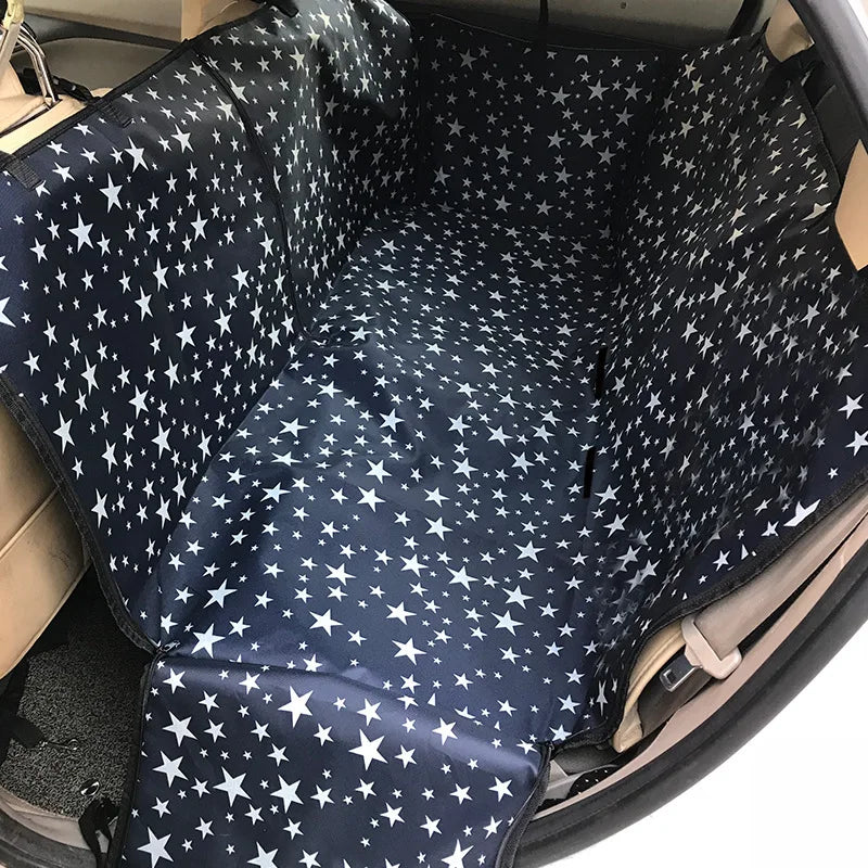 Dog Car Seat Cover Waterproof Pet Dog Carriers Travel Mat Hammock For Small Medium Large Dogs Car Rear Back Seat Safety Pad