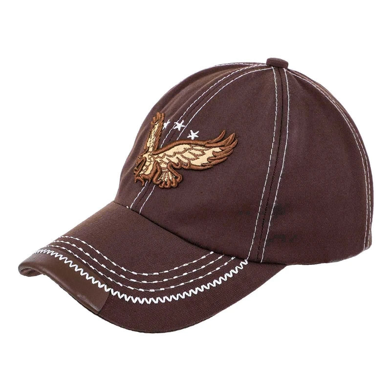 Patriotic Flying Eagle Embroidery Patch Baseball Cap