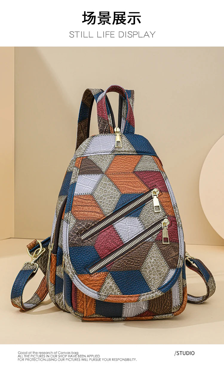 Fashion Women's Backpack Large Capacity Shoulder Bag Waterproof Chest Bag Multi Functional Crossbody Bag High Quality Handbags
