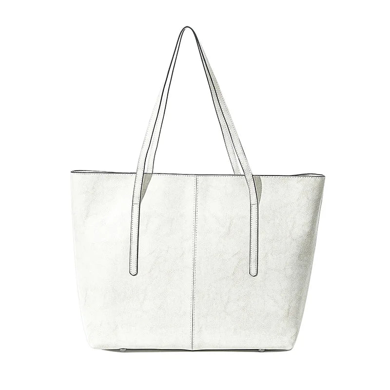 2025 New Coffee Women Handbag 100% Genuine Leather Ladies Shoulder Purse Ladies Black Tote Bag Large Capacity Shopper Bags Brown