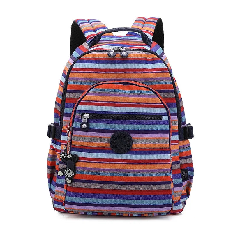 2024 High Quality Flower Fashion Casual Waterproof A4 Women Men School Backpack 15.6'' 14'' Laptop Lightweight Travel Bag M1983