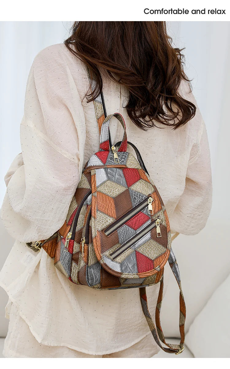 Fashion Women's Backpack Large Capacity Shoulder Bag Waterproof Chest Bag Multi Functional Crossbody Bag High Quality Handbags