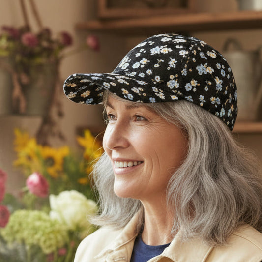 Ditsy Floral Baseball Hat, Trucker Hat
