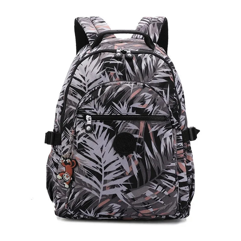2024 High Quality Flower Fashion Casual Waterproof A4 Women Men School Backpack 15.6'' 14'' Laptop Lightweight Travel Bag M1983