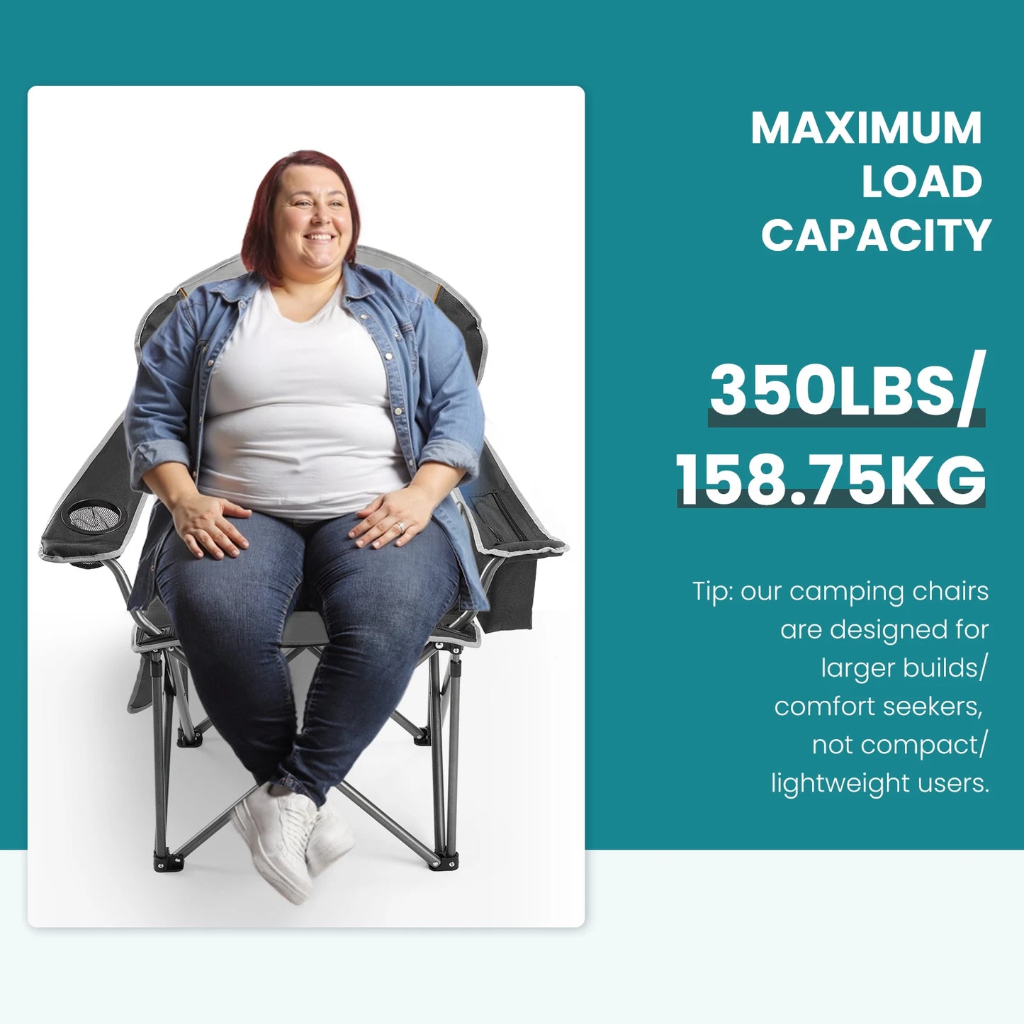 Rugged Folding Camp Chair – Heavy‑Duty Comfort for Every Outdoor Adventure
