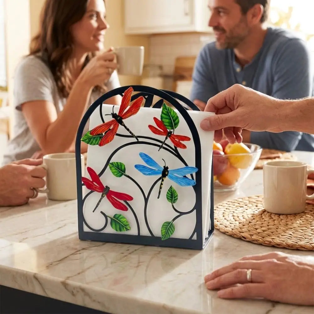 Creative Waterproof Acrylic Napkin Holder Rustproof Modern Paper Towel Shelf Sturdy Decorative Desktop Tissue Stand Hotel Use