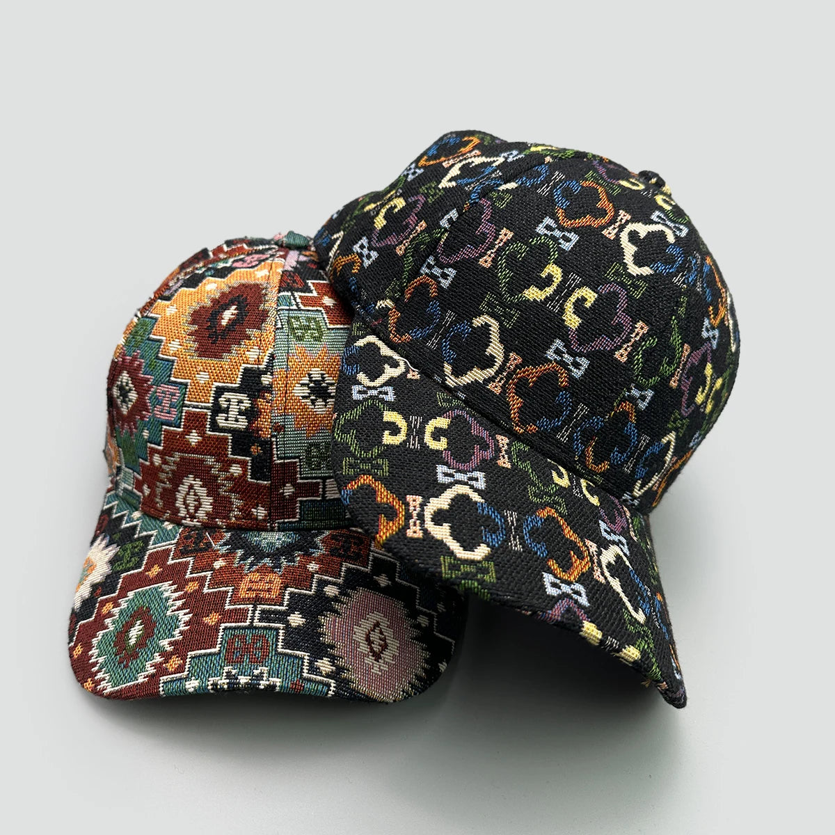 Geometric-pattern Baseball Cap – Serape-Inspired Everyday Hat