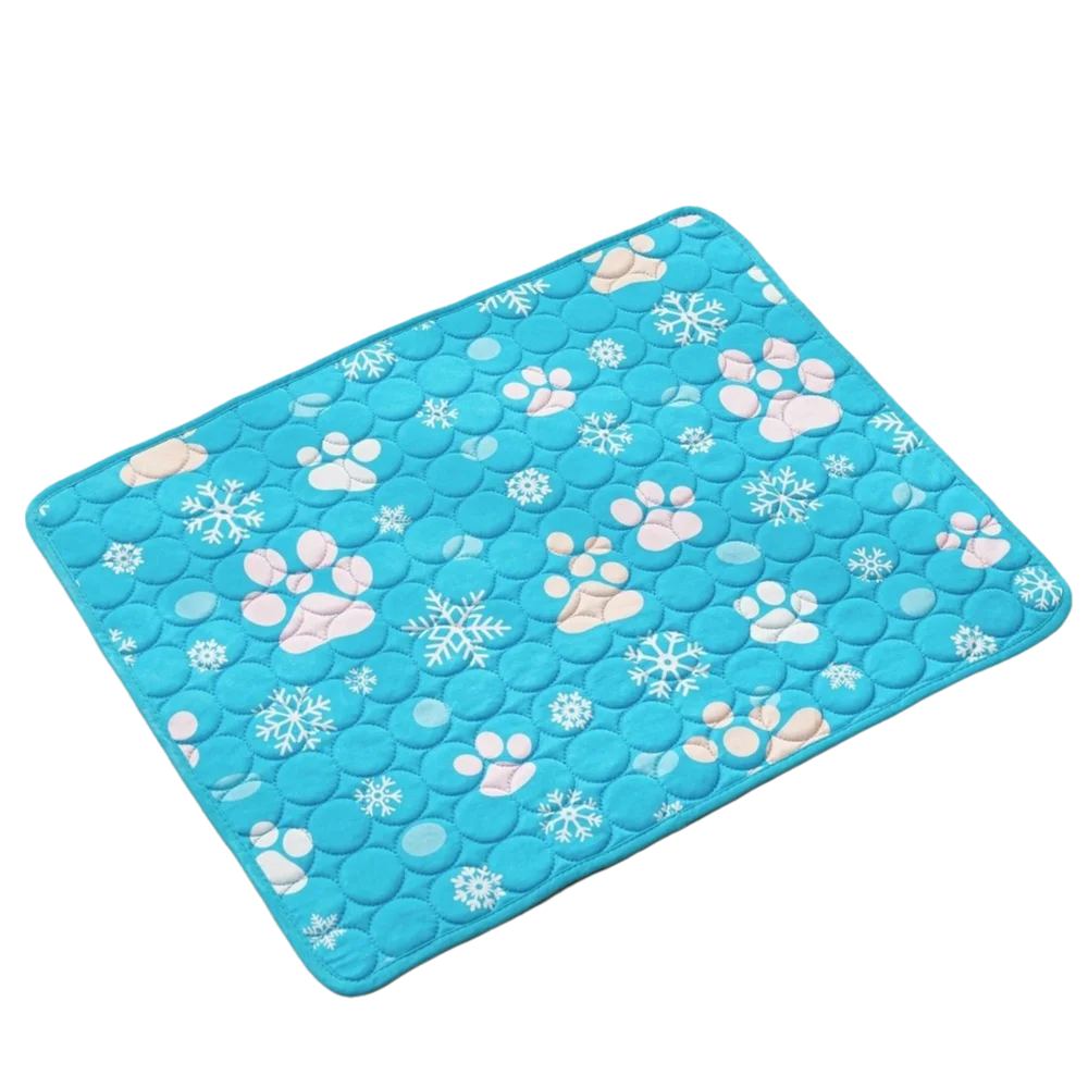 Cat Cold Bed Breathable Dog Cooling Pad Nonslip Comfortable Ice Cushion Soft Ice Silk Pad Dog Sleeping Mat Kennel