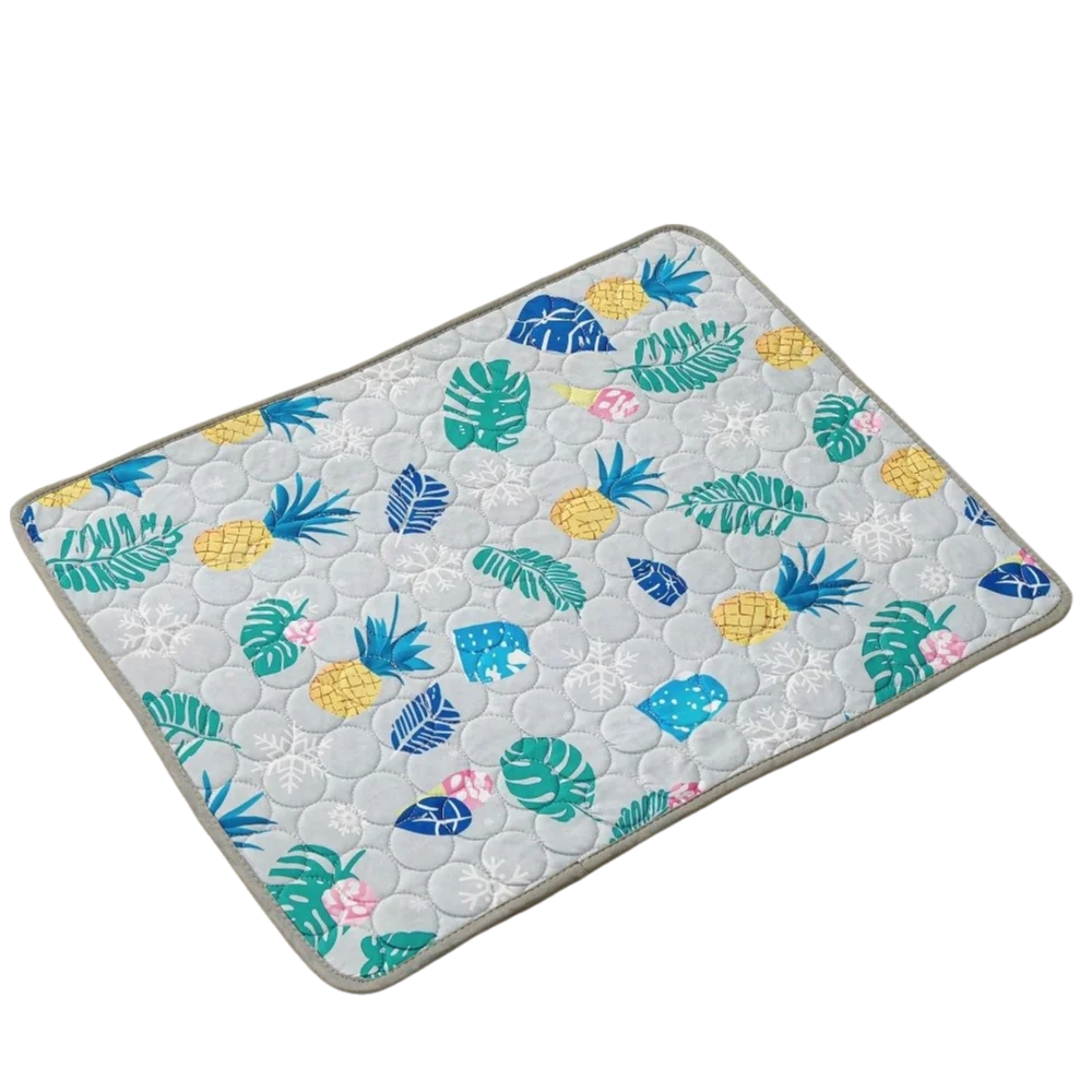 Cat Cold Bed Breathable Dog Cooling Pad Nonslip Comfortable Ice Cushion Soft Ice Silk Pad Dog Sleeping Mat Kennel
