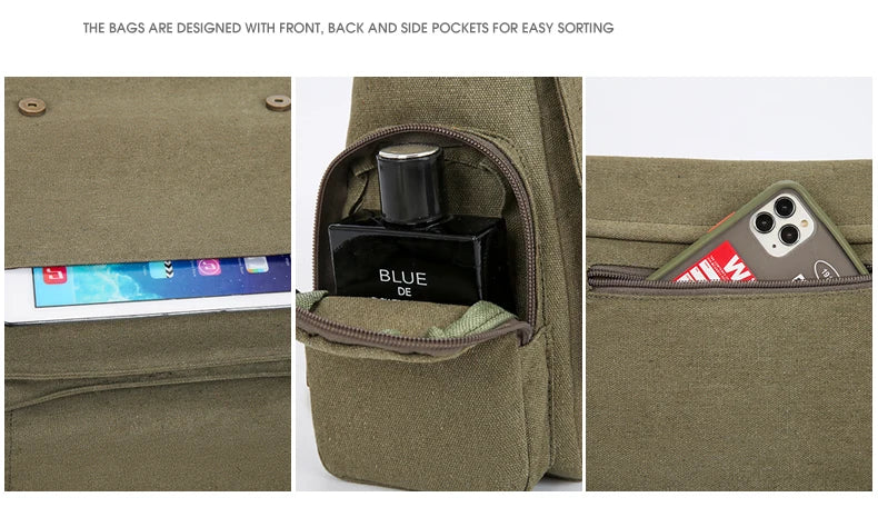 Vintage Raven Print Women's Shoulder Bag Men's Crossbody Messenger Bag Large Capacity Canvas Laptop Bag