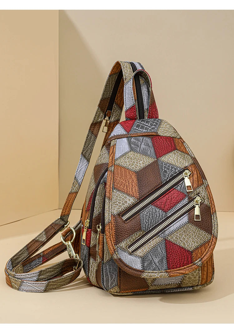 Fashion Women's Backpack Large Capacity Shoulder Bag Waterproof Chest Bag Multi Functional Crossbody Bag High Quality Handbags
