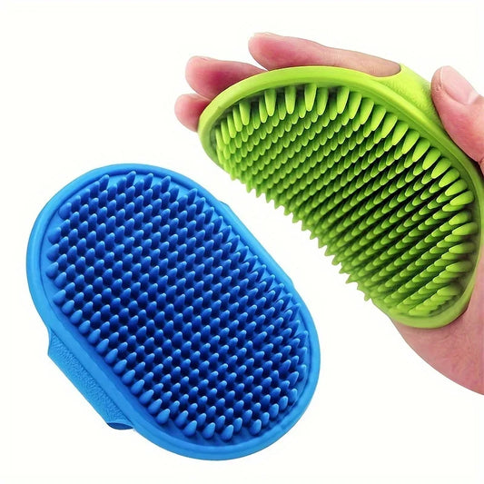 Flexible Silicone Pet Grooming Brush