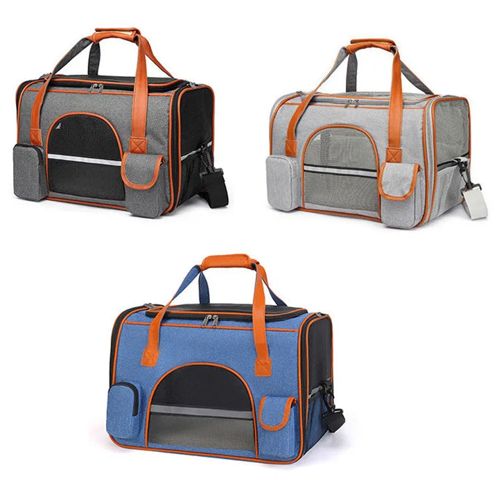 Foldable, Ventilated Cat, Small Pet Carrier Bag