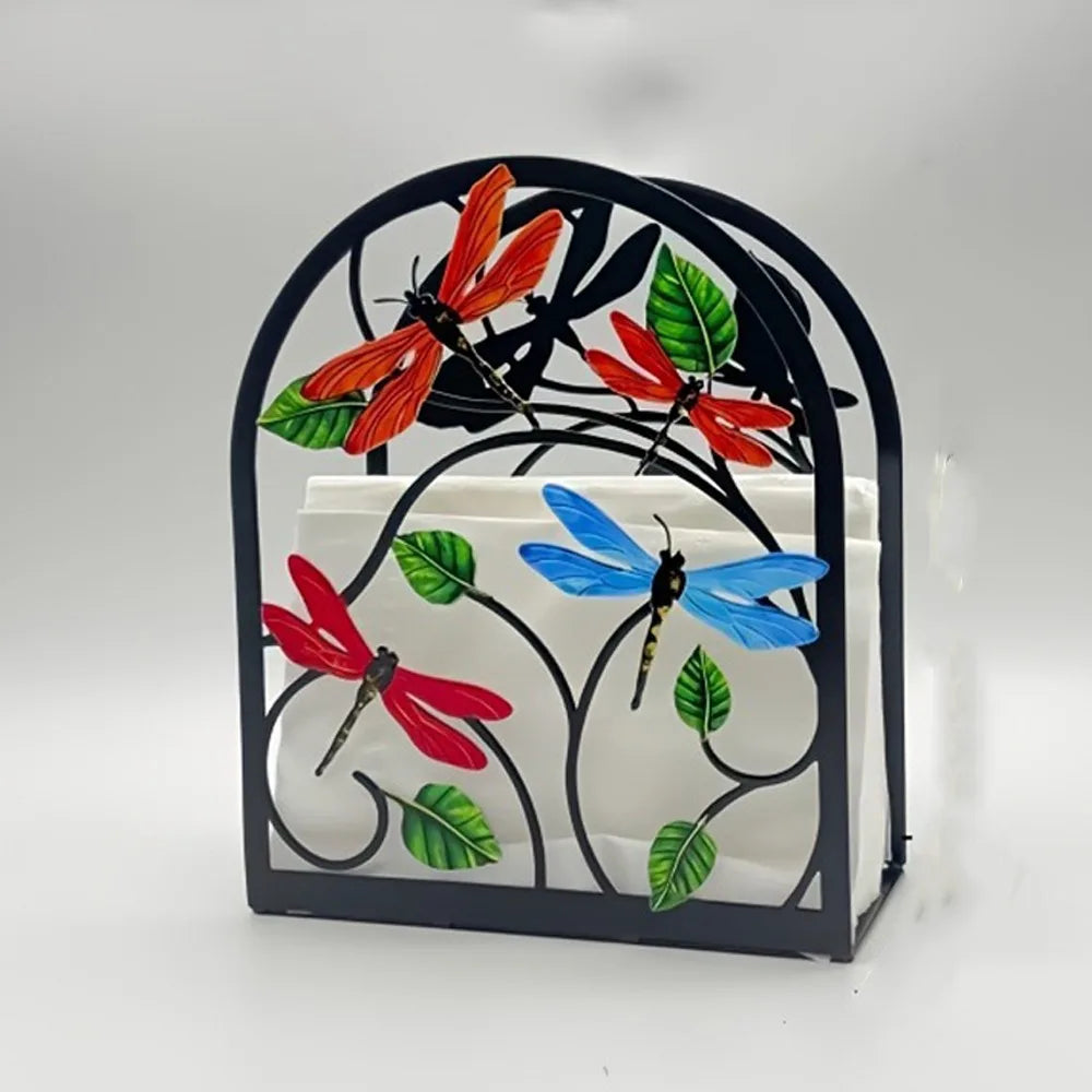 Creative Waterproof Acrylic Napkin Holder Rustproof Modern Paper Towel Shelf Sturdy Decorative Desktop Tissue Stand Hotel Use