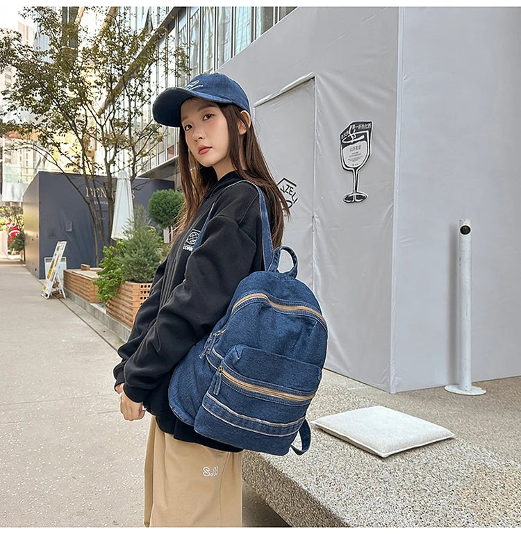 Fashion Women's Backpacks High Quality Large Capacity Women's Shoulder bags Girls bags Simple Style Women's Handbags