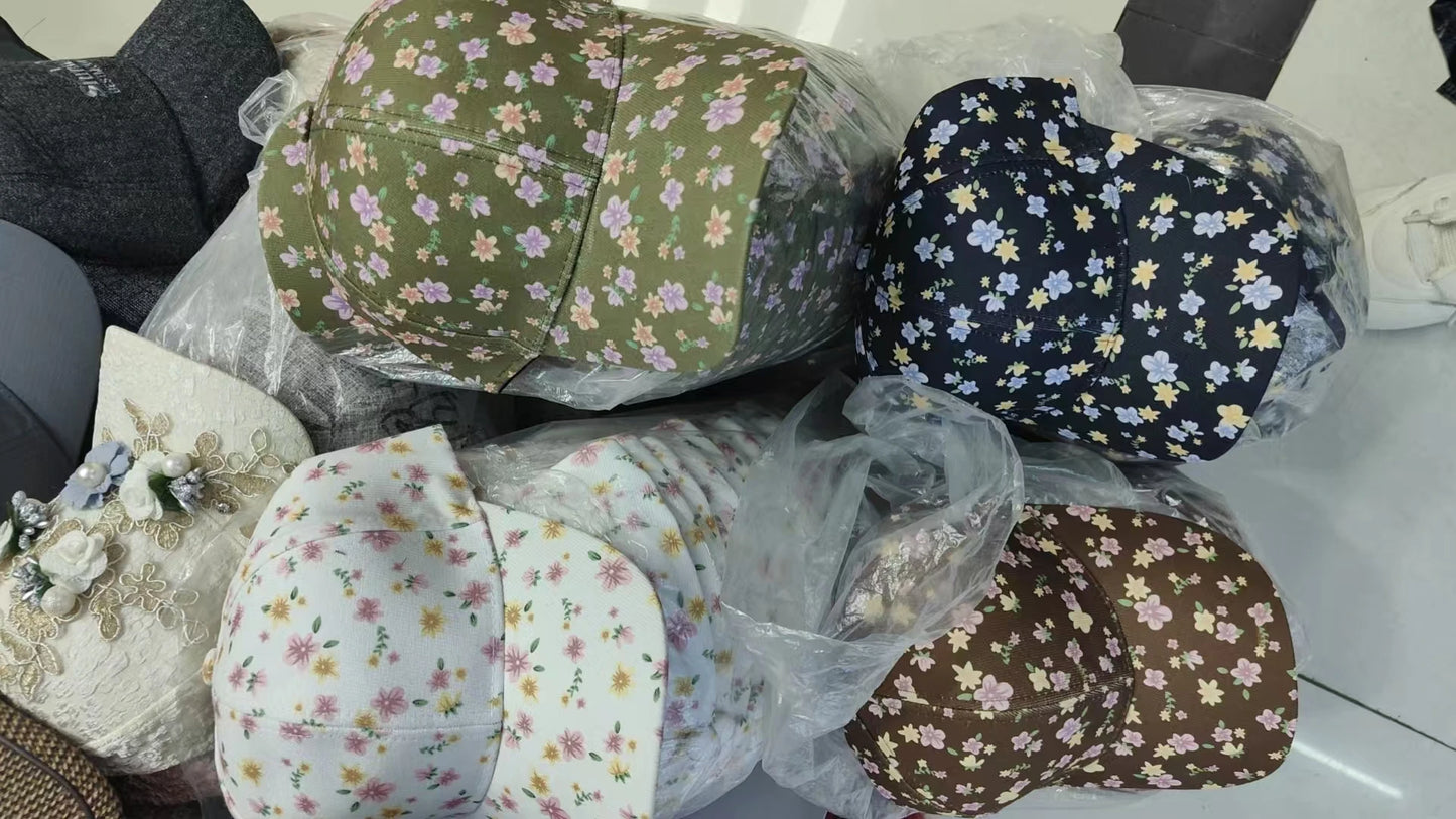 Ditsy Floral Baseball Hat, Trucker Hat