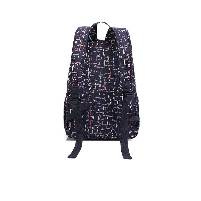 TEGAOTE High Quality Nylon Flower Pattern Fashion Casual A4 Girl Boy Women Men Schoolbag Backpack Lightweight Travel Bag M1318