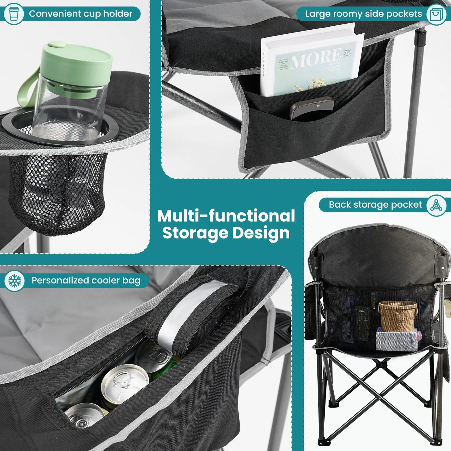 Rugged Folding Camp Chair – Heavy‑Duty Comfort for Every Outdoor Adventure