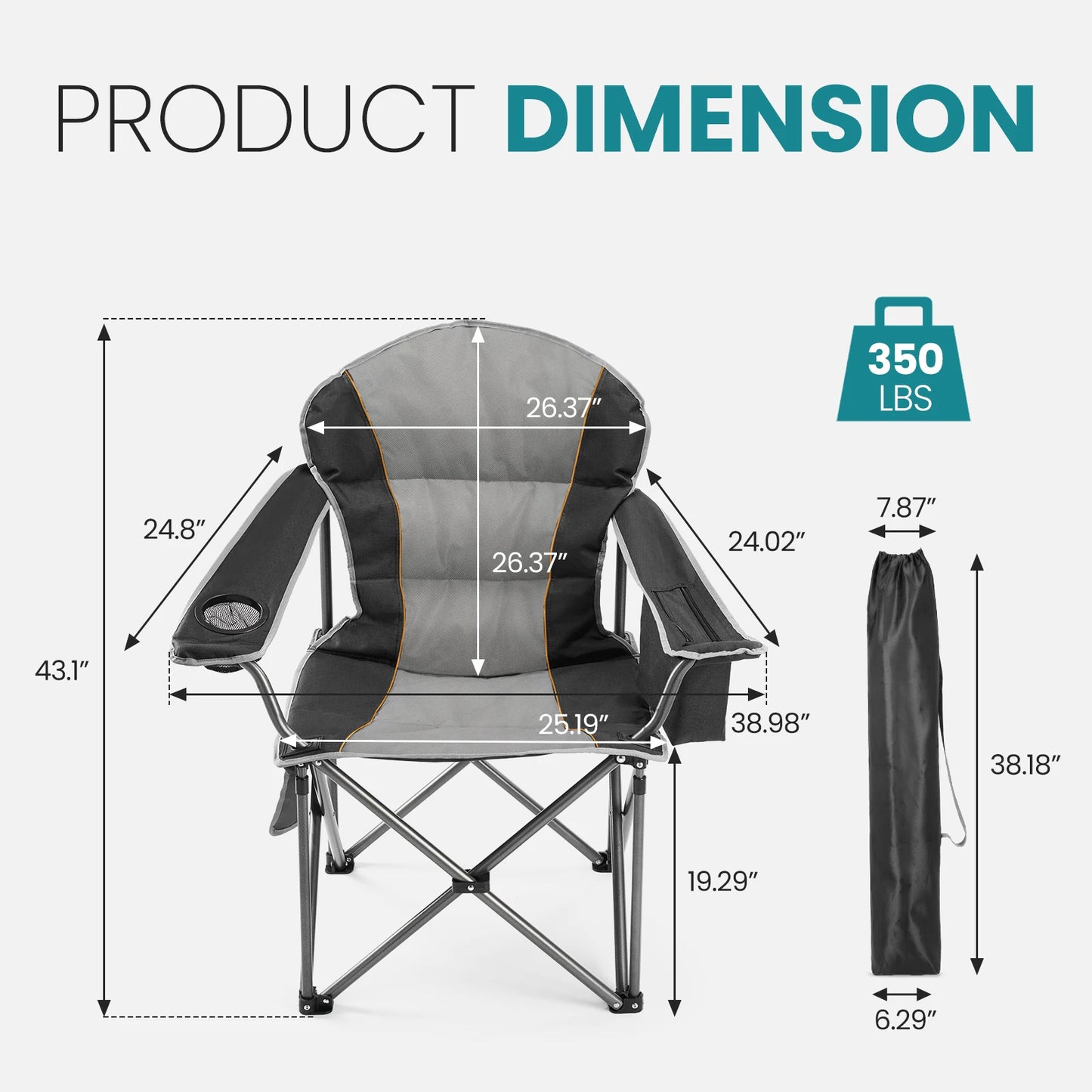 Rugged Folding Camp Chair – Heavy‑Duty Comfort for Every Outdoor Adventure