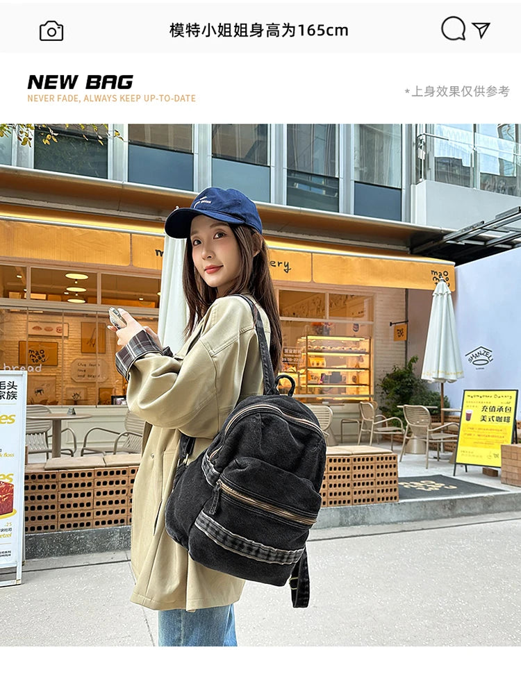 Fashion Women's Backpacks High Quality Large Capacity Women's Shoulder bags Girls bags Simple Style Women's Handbags