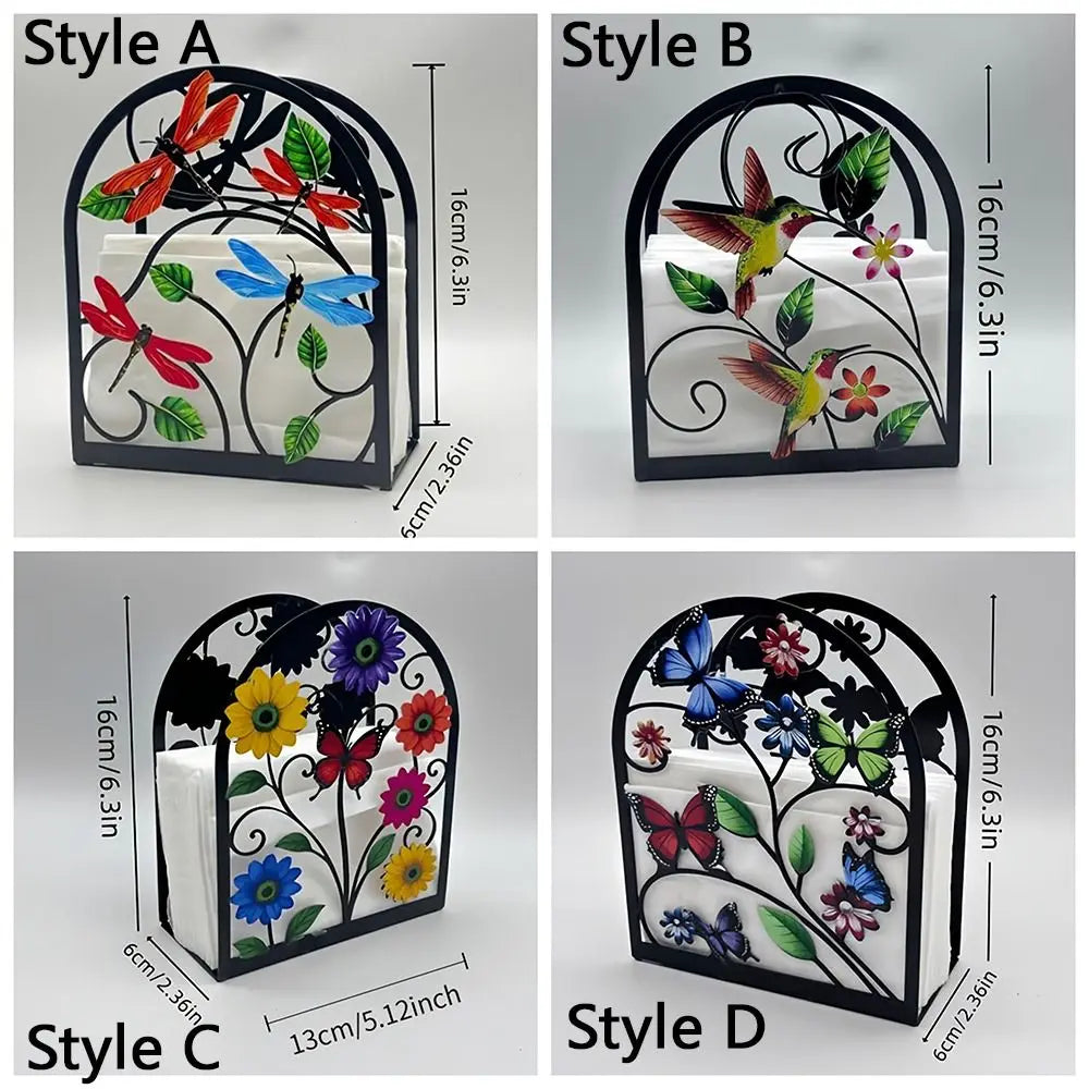 Creative Waterproof Acrylic Napkin Holder Rustproof Modern Paper Towel Shelf Sturdy Decorative Desktop Tissue Stand Hotel Use