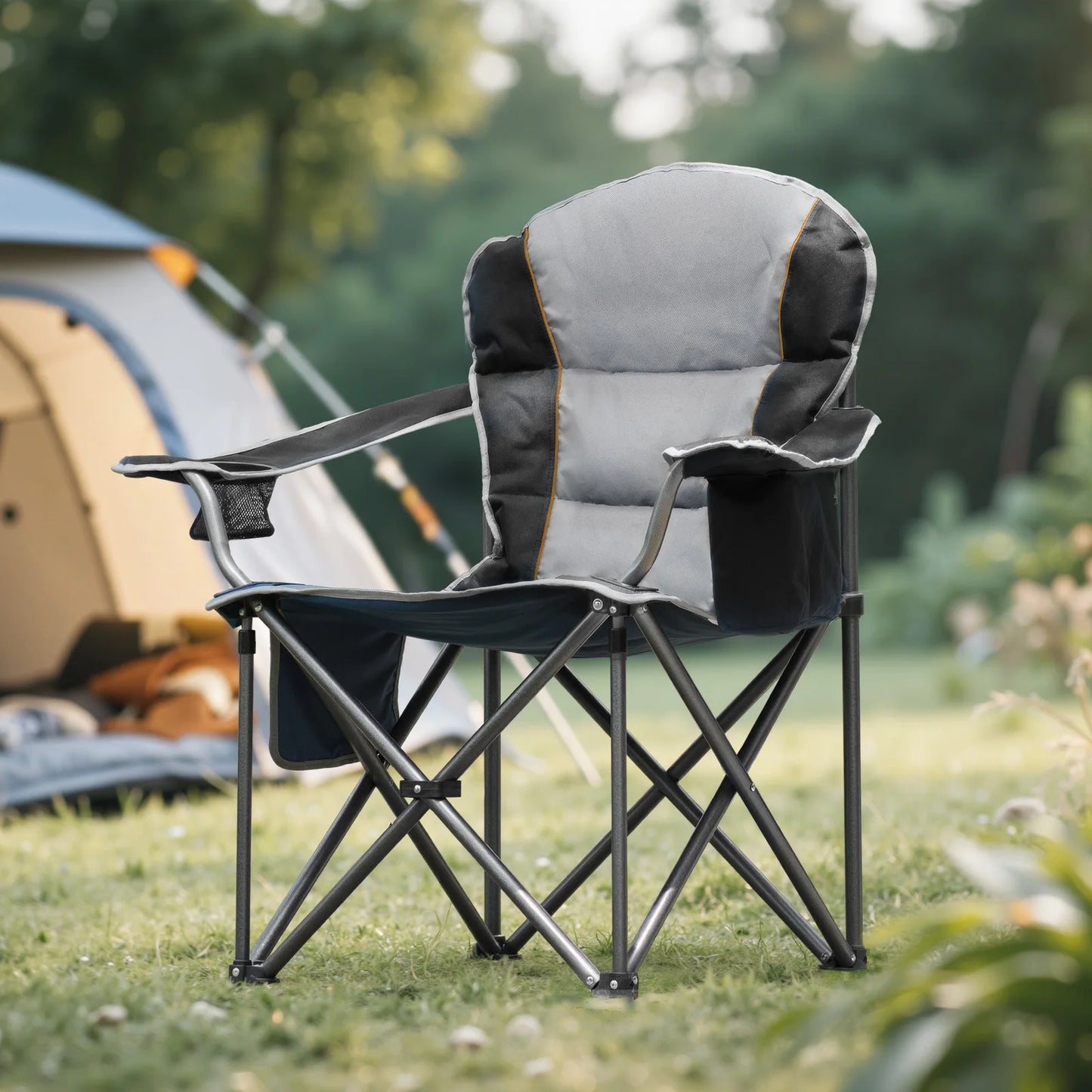 Rugged Folding Camp Chair – Heavy‑Duty Comfort for Every Outdoor Adventure