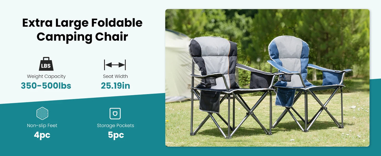 Rugged Folding Camp Chair – Heavy‑Duty Comfort for Every Outdoor Adventure