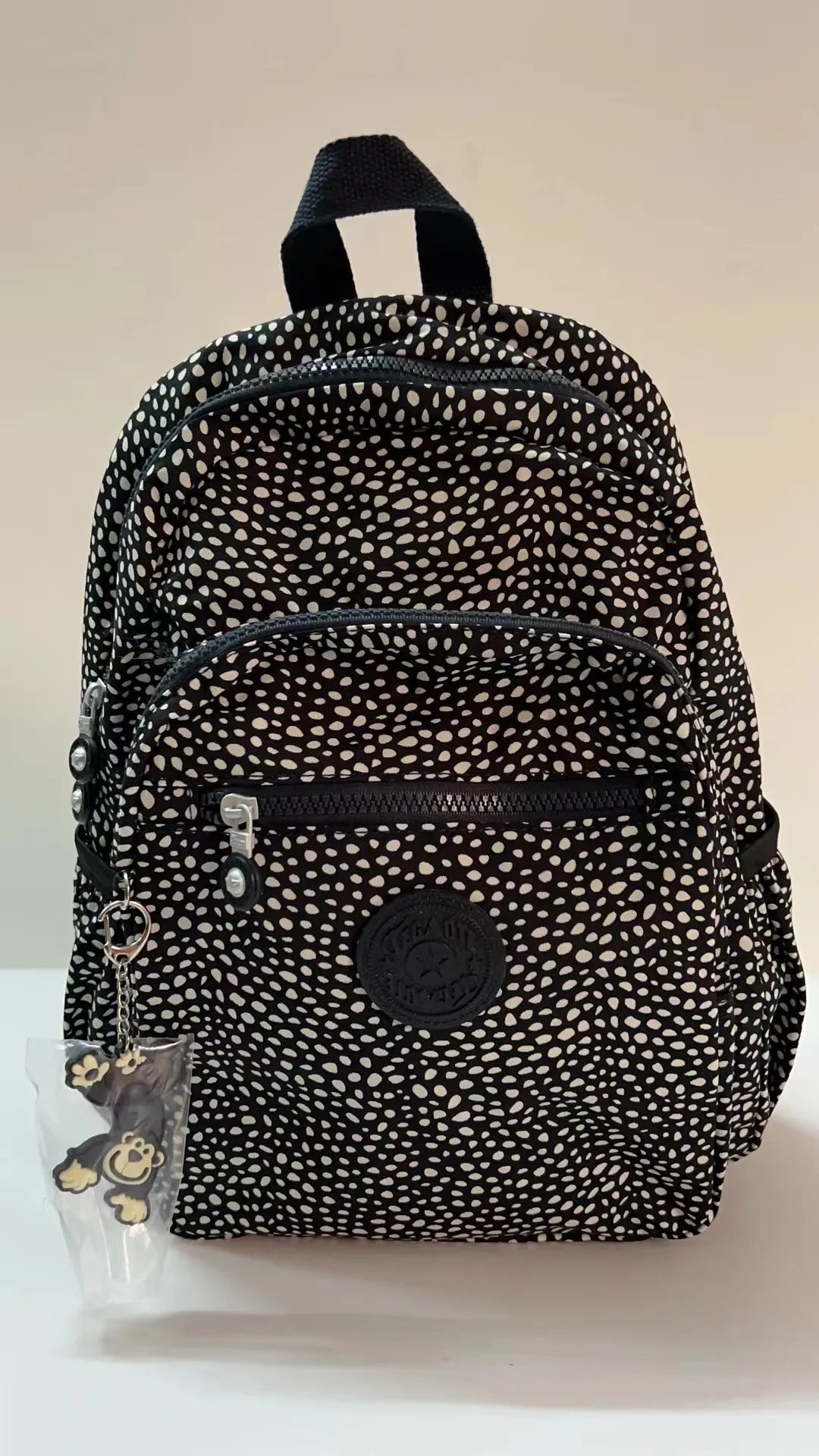 TEGAOTE High Quality Nylon Flower Pattern Fashion Casual A4 Girl Boy Women Men Schoolbag Backpack Lightweight Travel Bag M1318