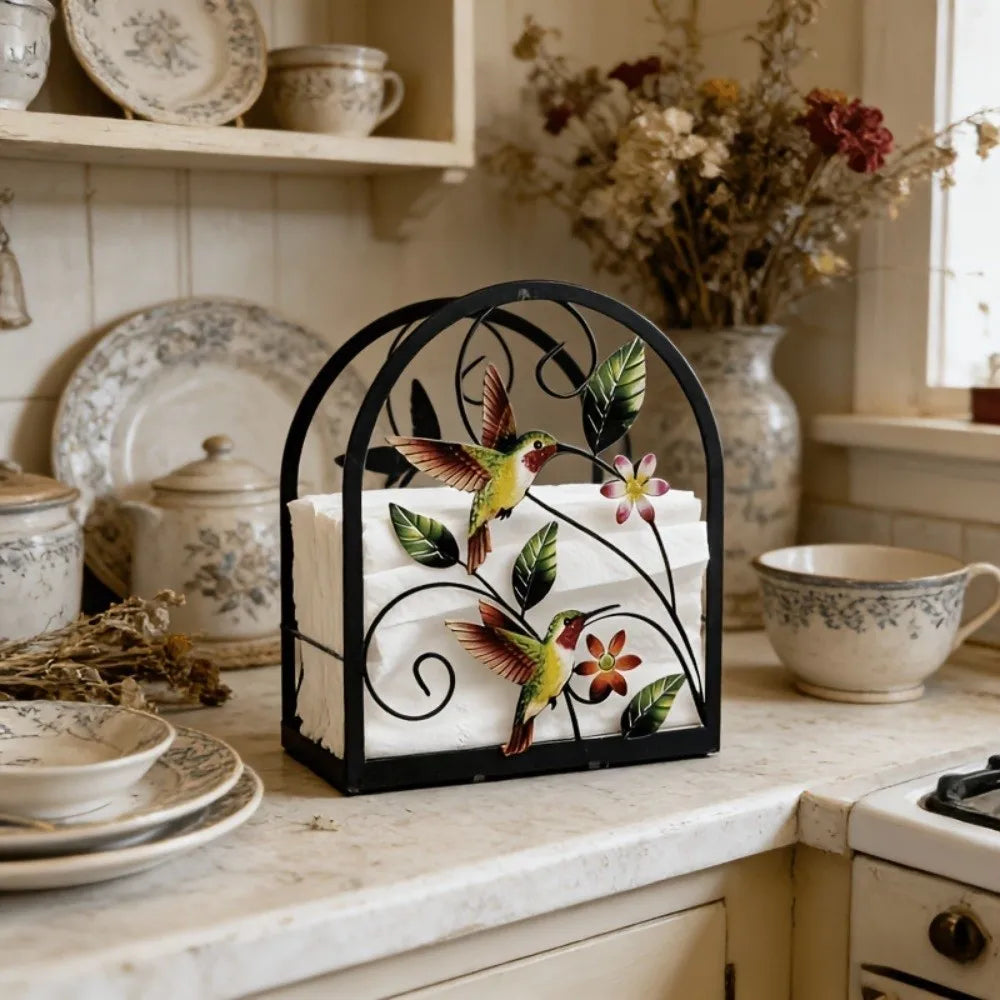 Creative Waterproof Acrylic Napkin Holder Rustproof Modern Paper Towel Shelf Sturdy Decorative Desktop Tissue Stand Hotel Use