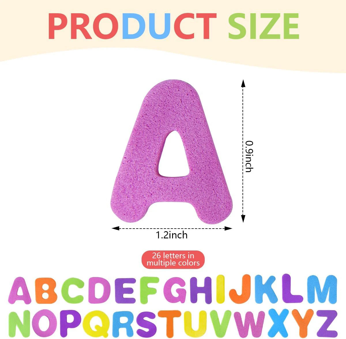 156-468pcs Foam Letter Stickers for Crafts Adhesive 6-18 sets A-Z Alphabets for Kids Alphabets Decorations Classroom Crafts Art