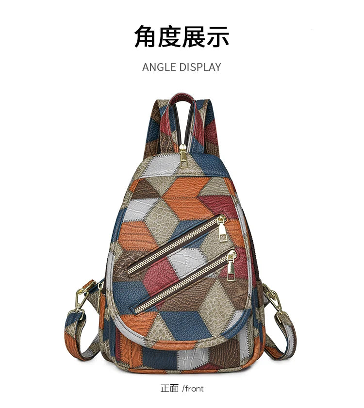 Fashion Women's Backpack Large Capacity Shoulder Bag Waterproof Chest Bag Multi Functional Crossbody Bag High Quality Handbags