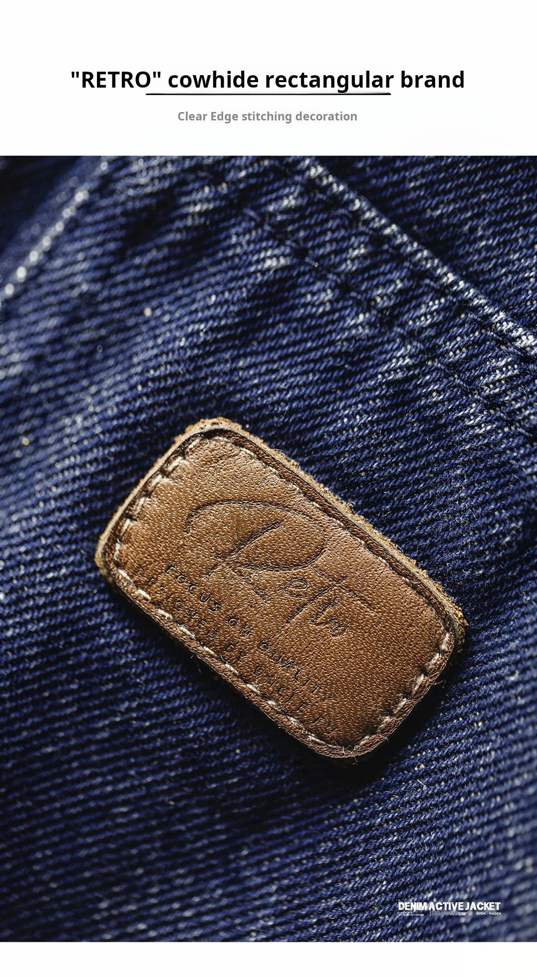 Retro Men's Heavyweight Denim Jacket, Vintaged Hooded Zip-up Work Jacket