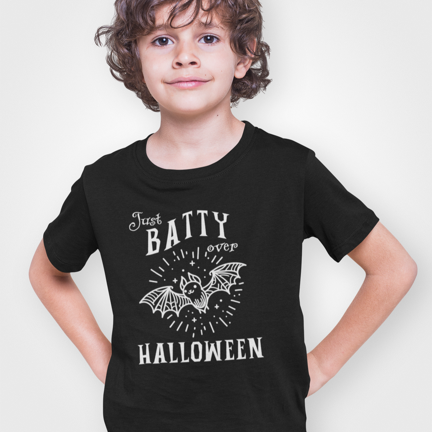 Just Batty Over Halloween Cotton T-shirt
